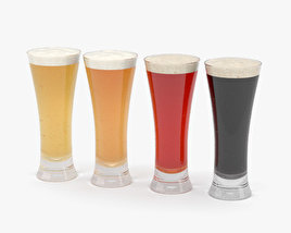 Beer Pilsner Glass 3D model