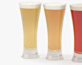 Bicchiere da birra Pilsner Modello 3D