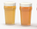 Beer Pint Glass 3d model