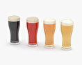 Beer Weizen Glass 3d model