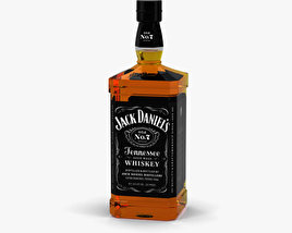 Jack Daniel's Whiskey Bottle 3D model