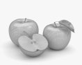 Зелене яблуко 3D модель