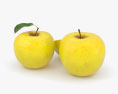 Жовте яблуко 3D модель