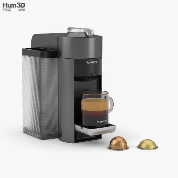 Nespresso 커피 머신 3D 모델 