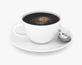 Черный кофе 3D модель