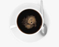 Черный кофе 3D модель