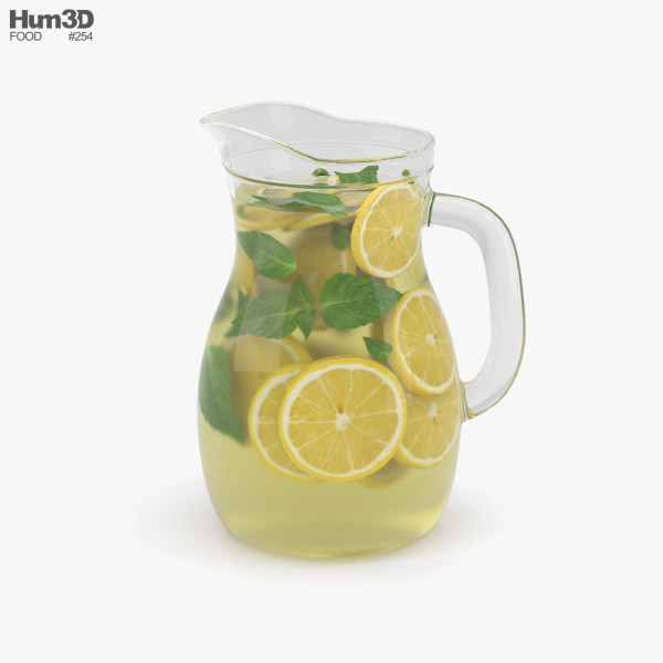 Lemonade Pitcher 3D model