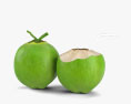 Зелений кокос 3D модель