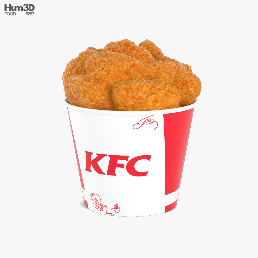 Secchio KFC Modello 3D