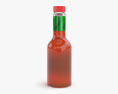 Tabasco Hot Sauce Bottle 3d model