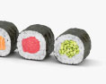 Rollos de sushi maki Modelo 3D