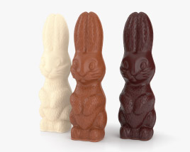 Шоколадний кролик 3D модель