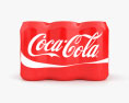 Confezione di lattine di Coca-Cola Modello 3D