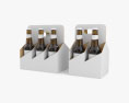 Картонні контейнери для пива 3D модель