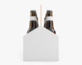 Paquet de 4 et 6 paquets de porteurs de bière de 330 ml Modèle 3d