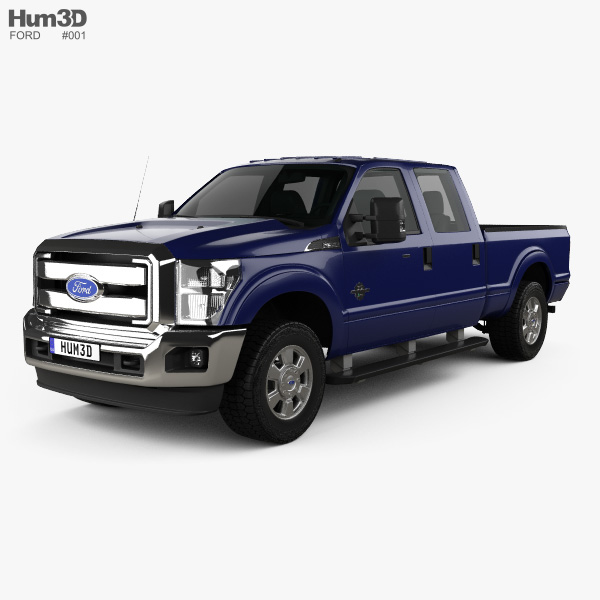 Ford Super Duty Crew Cab 2011 3D-Modell