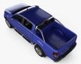 Ford Ranger (T6) 2012 3D-Modell Draufsicht