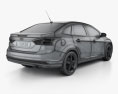 Ford Focus 轿车 2013 3D模型