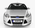 Ford Focus 세단 2013 3D 모델  front view