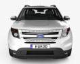Ford Explorer 2013 3D 모델  front view