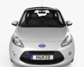 Ford Ka 2012 3d model front view