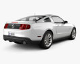 Ford Mustang Boss 302 2014 3D 모델  back view