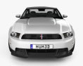 Ford Mustang Boss 302 2014 Modèle 3d vue frontale