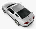 Ford Mustang GT 2012 Modèle 3d vue du dessus