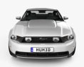 Ford Mustang GT 2012 3D模型 正面图
