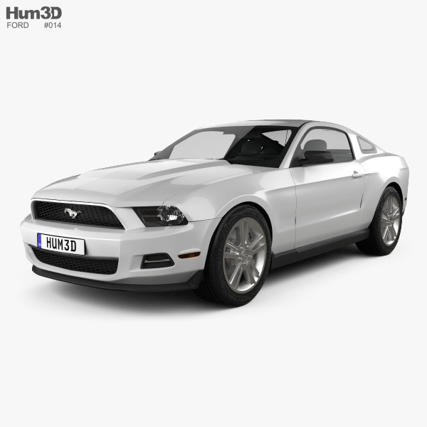 Ford Mustang V6 2014 Modèle 3D