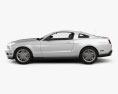 Ford Mustang V6 2014 3D模型 侧视图