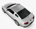 Ford Mustang V6 2014 3d model top view