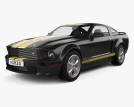 3D model of Ford Mustang Shelby GT-H 2009