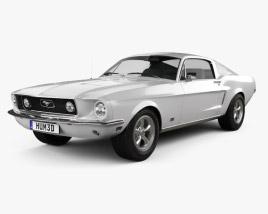 Ford Mustang GT 1967 3D 모델 