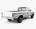 Ford F150 1978 3d model back view