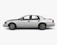 Ford Crown Victoria 2006 3d model side view