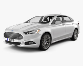 3D model of Ford Fusion (Mondeo) 2016