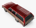 Ford Country Squire 1982 3d model top view