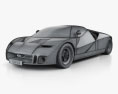 Ford GT90 1995 3d model wire render