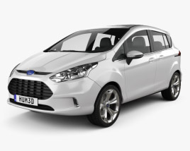 3D model of Ford B-MAX 2016