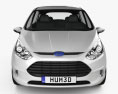 Ford B-MAX 2016 3D 모델  front view
