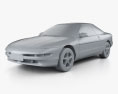Ford Probe GT 1997 3d model clay render