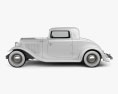 Ford Model B De Luxe Coupe V8 1932 3d model side view
