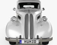 Ford Anglia E494A двухдверный Saloon 1949 3D модель front view