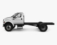 Ford F-650 / F-750 Regular Cab Chassis 2014 3d model side view