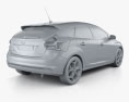 Ford Focus Hatchback Titanium 2015 3D模型