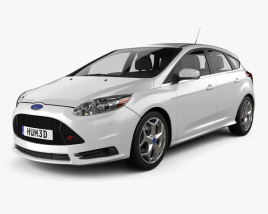 Ford Focus ST 2015 3D 모델 