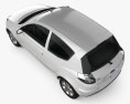 Ford Ka (Brasilien) 2015 3D-Modell Draufsicht