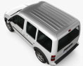 Ford Tourneo Connect LWB 2014 3D-Modell Draufsicht