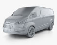 Ford Tourneo Custom SWB 2014 3Dモデル clay render